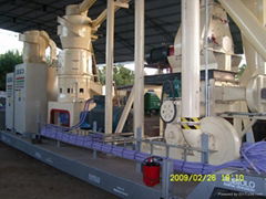 wood pellet making line/ pellet plant