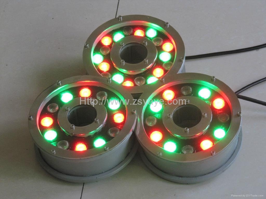 YAYE 2013 Hot Sell 12W 18W 36W LED Fountain Light LED Underwater Lamp 4