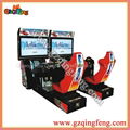 Entertainment racing car game machine -