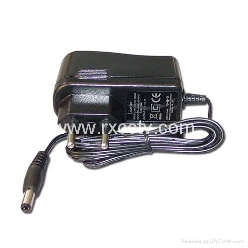 12V,1.0A wall mount plug switching power adapter