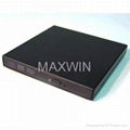 5.25-inch USB 2.0 External Slim CD/DVD Drive Enclosure,USB2.0 DVDRW Drive Case 1