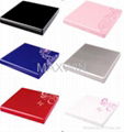 5.25-inch USB 2.0 External Slim CD/DVD Drive Enclosure,USB2.0 DVDRW Drive Case 2