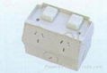 powerpoint switch,electrical switch,industrial switch ,power outlet (two gang)