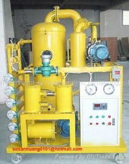 Double-stage vacuum Transformer oil filtration machine treat power transformer  