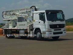 howo concrete pump truck 