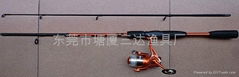 Fishing reel + Fishing rod