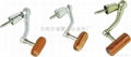 CNC AlUMINUM FISHING HANDLE WITH WOODEN KNOB