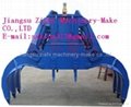electric hydraulic double scoops grab 3