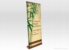 bamboo Roll up,bamboo show,bamboo displays,displays banner,banner stand,roll up