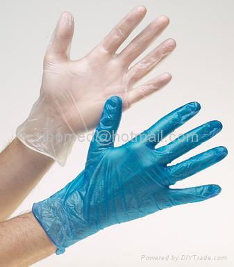 disposable vinyl examination gloves( FDA approved) 2