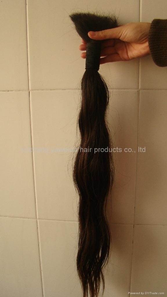 100% PURE VIRGIN NATURE BRAID HAIR UNPROCESSED HAIR WITH FULL CUTICLE 2