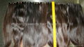 100% remy human hair weft top quality with the full cuticle 2