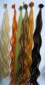 prebonded remy hair extension/human hair extension/keratin hair extension 1