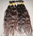 virgin nature braid hair/nature curly hair/natrue bulk hair 1