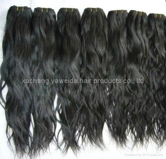 virgin nature indian raw weave/weft hair with full cuticle 