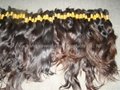 TOP QUALITY 100% virgin brazilian and peruvian hair/virgin nature hair in bulk 2