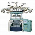 Single/Double electronic jacquard knitting machine 1