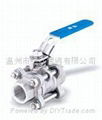 stainless steel 3pc FB ball valve 1