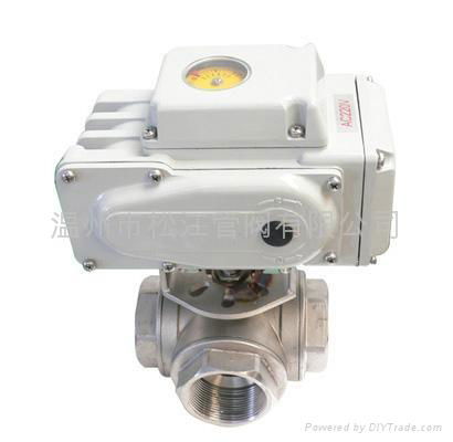 electric flange ball valve 3