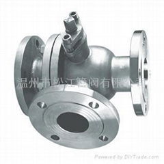 stainless steel flange 3-way ball valve