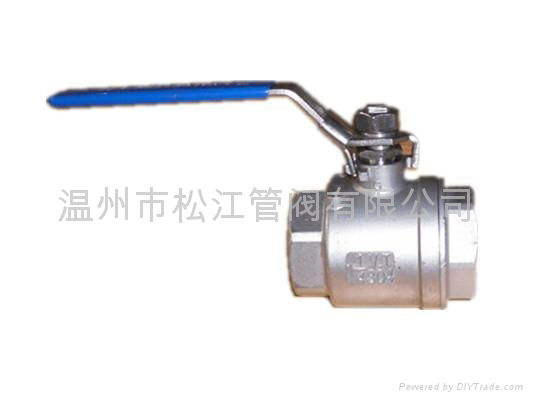 stainless steel 2pc ball valve 1000WOG 4