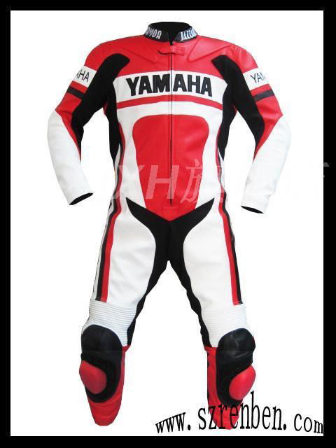 YAMAHA SUZUKI 牛皮/PU皮越野赛车服