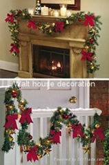 Jingle Bells Holiday Lighted Christmas Garland