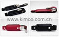 Sell leather USB memory drive customize logo 2