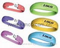 Sell bracelet wristband USB flash drive customize logo 