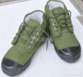 Grass green three defence warm  shoes 1