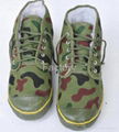 Camouflage three defence warm  shoes