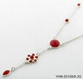 Sell sterling silver fashion jewelr necklace 4