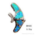 925 sterling silver opal fashion jewelry B039S 5