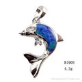 925 sterling silver opal fashion jewelry B1472S 4