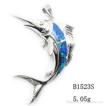 925 sterling silver opal fashion jewelry B1527S 2