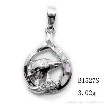 925 sterling silver opal fashion jewelry B1527S 5