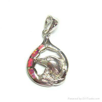 925 sterling silver opal fashion jewelry B1530S 2