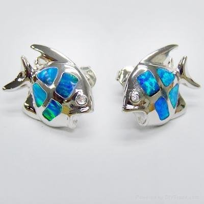 925 sterling silver opal fashion jewelry B1529S