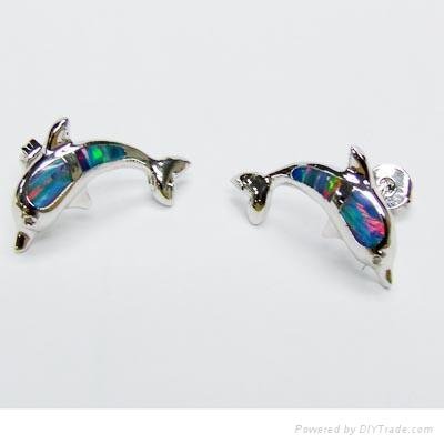925 sterling silver opal fashion jewelry B1529S 3