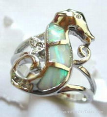 925 sterling silver opal fashion jewelry B1546S