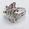 925 sterling silver opal gemstonefashion jewelry B1548S 1