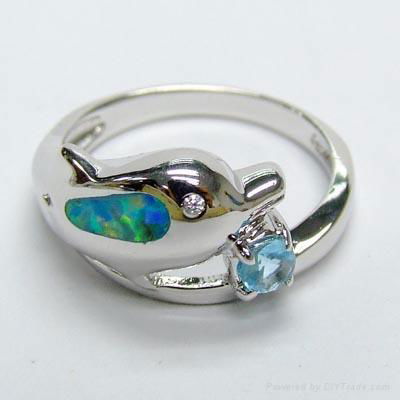 925 sterling silver opal gemstonefashion jewelry B1548S 2