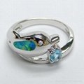 925 sterling silver opal gemstonefashion jewelry B1548S 2