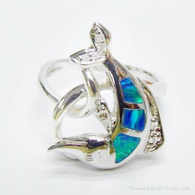 925 sterling silver opal gemstonefashion jewelry B1548S 3