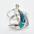 925 sterling silver opal gemstonefashion jewelry B1548S 3