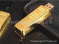 Gold Bar Flash Drive 1