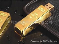 Gold Bar Flash Drive