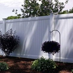 PVC privacy fence