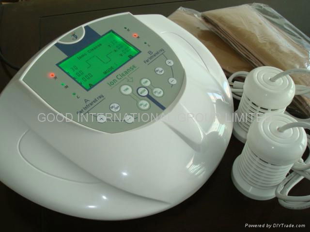 Detox foot spa with dual massage belt