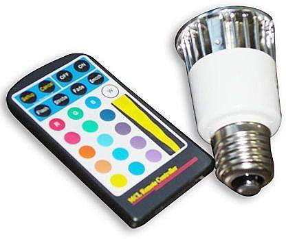 Multi-color LED bulb